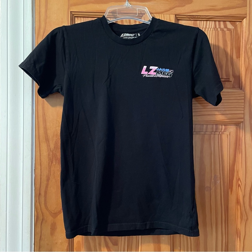 LZ MFG Black Short Sleeve Tee for Men